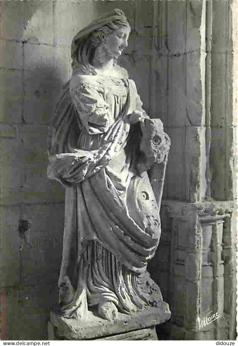 Art - Art Religieux - Cléry Saint André - La Basilique Notre Dame - Vierge En Pierre - La Vierge Au Sourire - CPM - Voir - Tableaux, Vitraux Et Statues