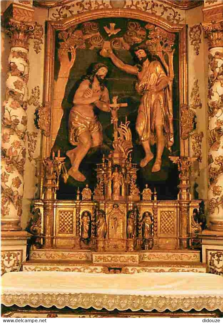Art - Art Religieux - Eglise De Bartres - Le Bapteme Du Christ - CPM - Voir Scans Recto-Verso - Quadri, Vetrate E Statue