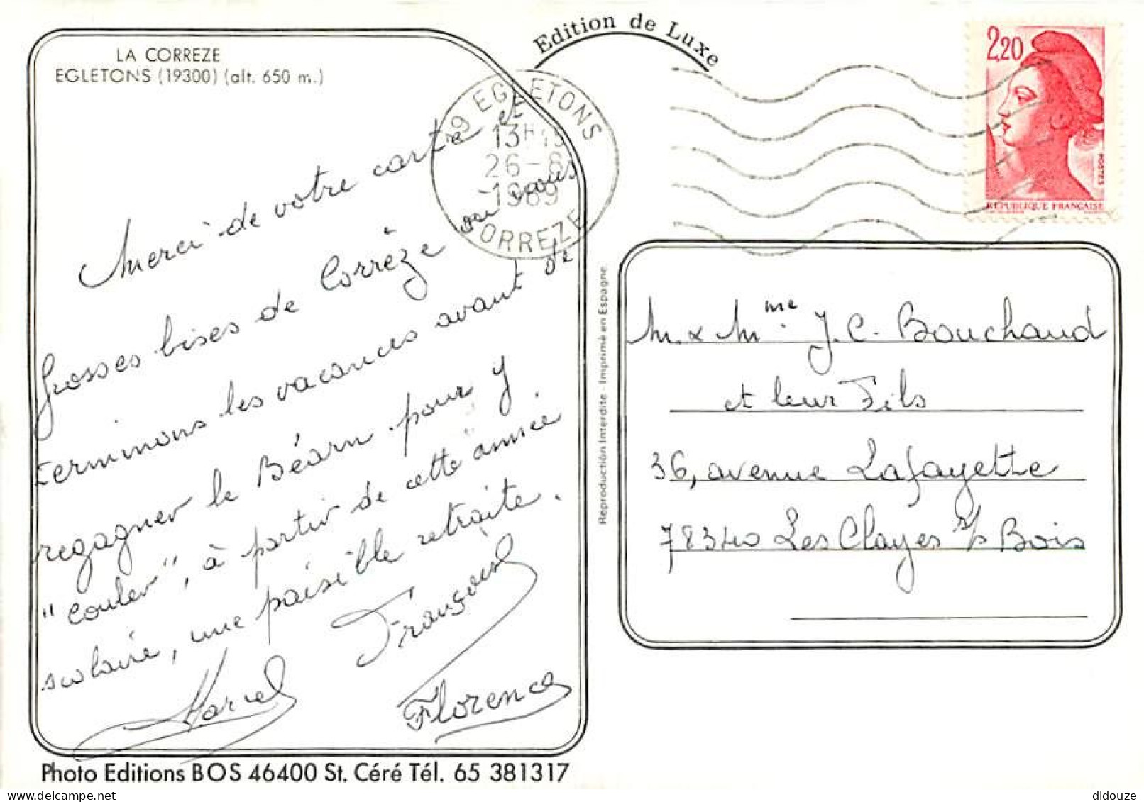 19 - Egletons - Multivues - CPM - Voir Scans Recto-Verso - Egletons