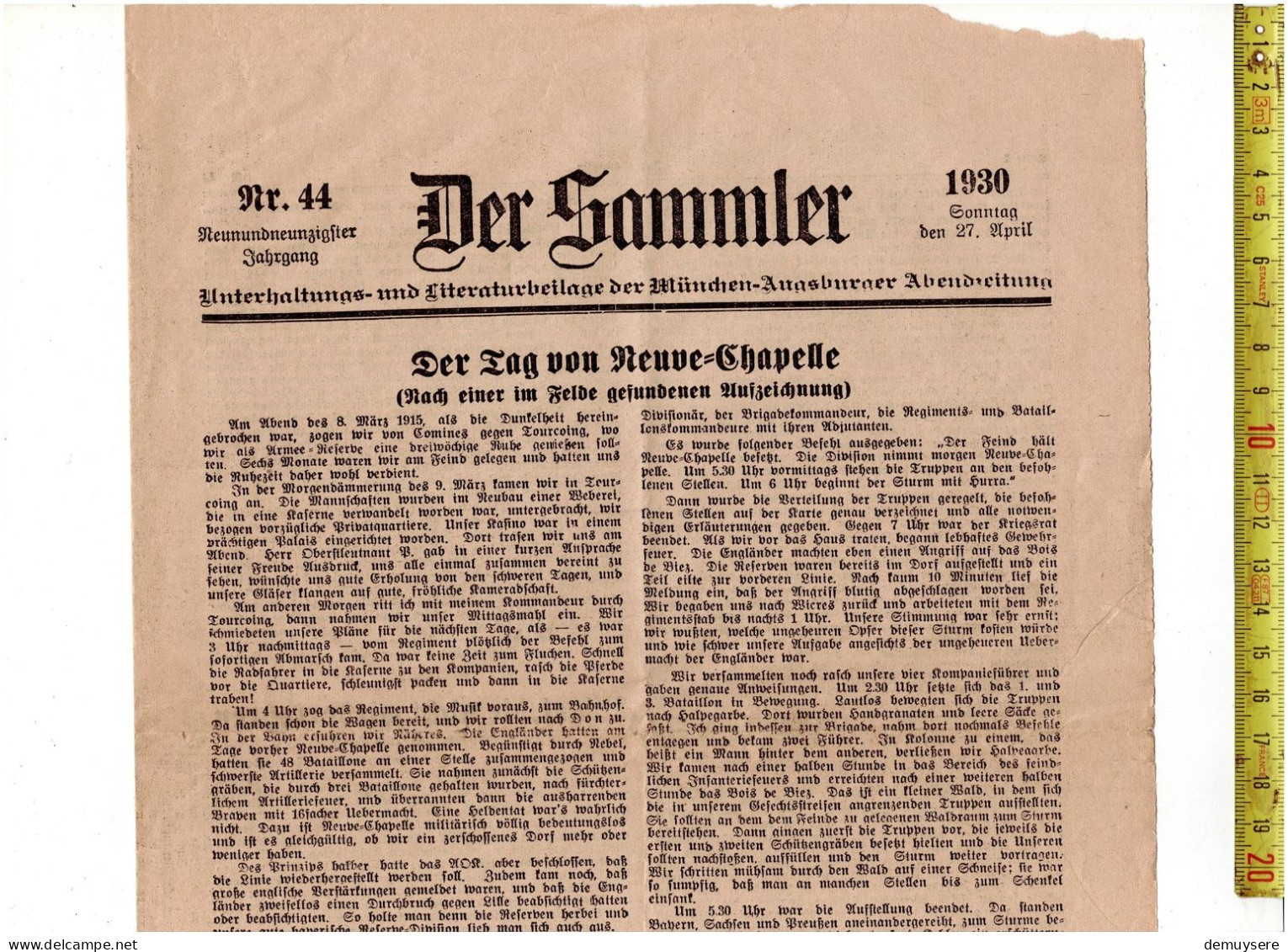 LADE R - DER GAMMLER 1930 - Sammlungen