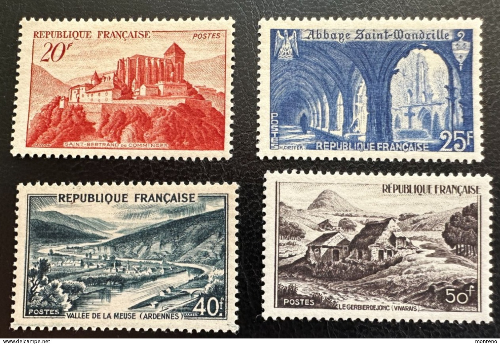 France 1949   Y Et T   841A/843 **  Neuf Sans Charnière - Nuovi