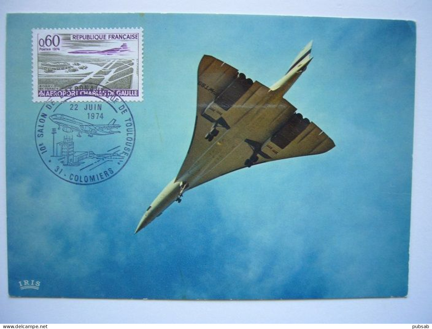 Avion / Airplane / AIR FRANCE / Concorde 001 Registered As F-WTSS / Carte Maximum - 1946-....: Era Moderna