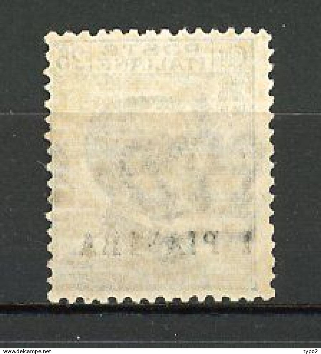 CONSTANTINOPOLI   Yv. N° 35  SA N° 11  (*)  1pi S 25c Cote 12 Euro BE  2 Scans - Europa- Und Asienämter