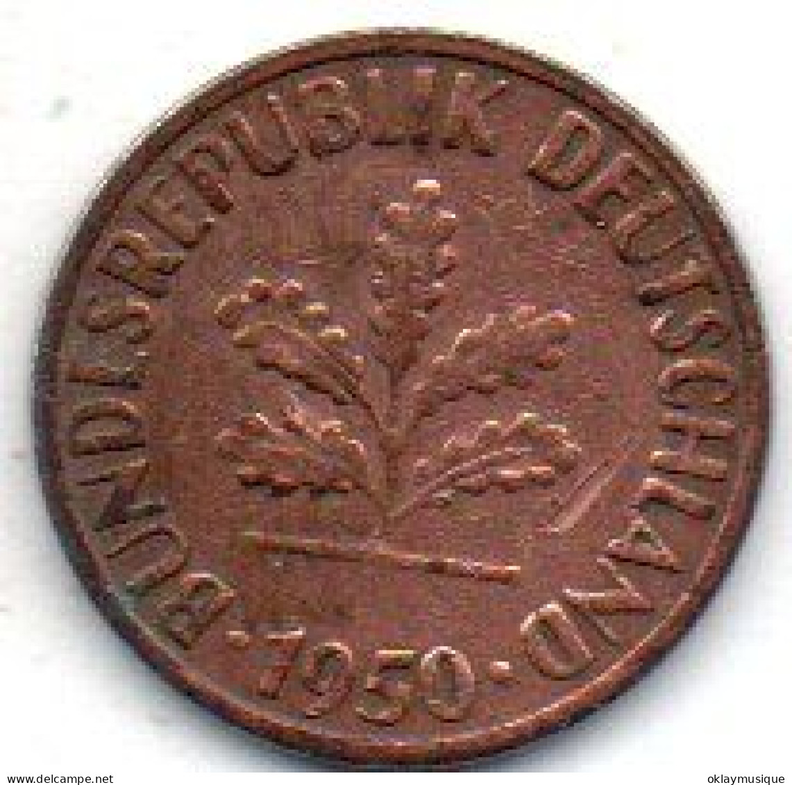 1 Pfennig 1950J (photo De Pile Unique Pour Toute Les Pièces) - 1 Pfennig