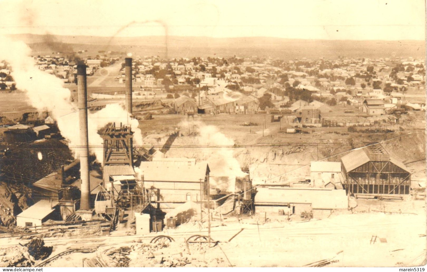 Brokenhill " Mine Vieuw - 1923 - Mining History - ( L ) - Broken Hill