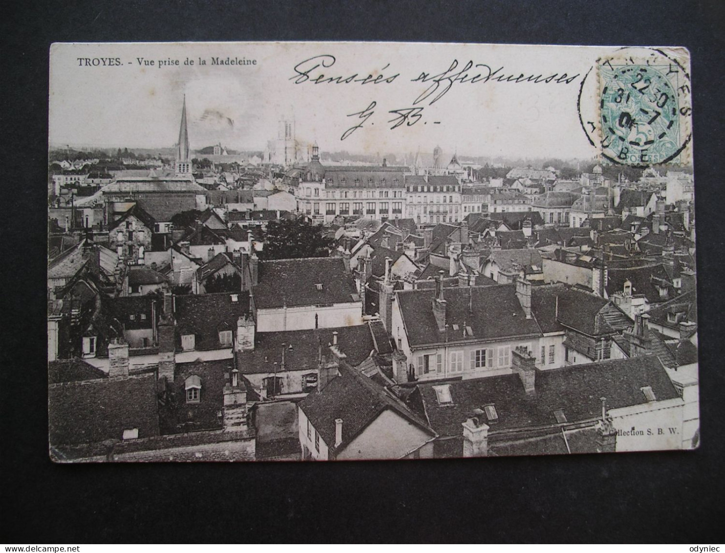 Troyes.-Vue Prise De La Madeleine 1906 - Troyes