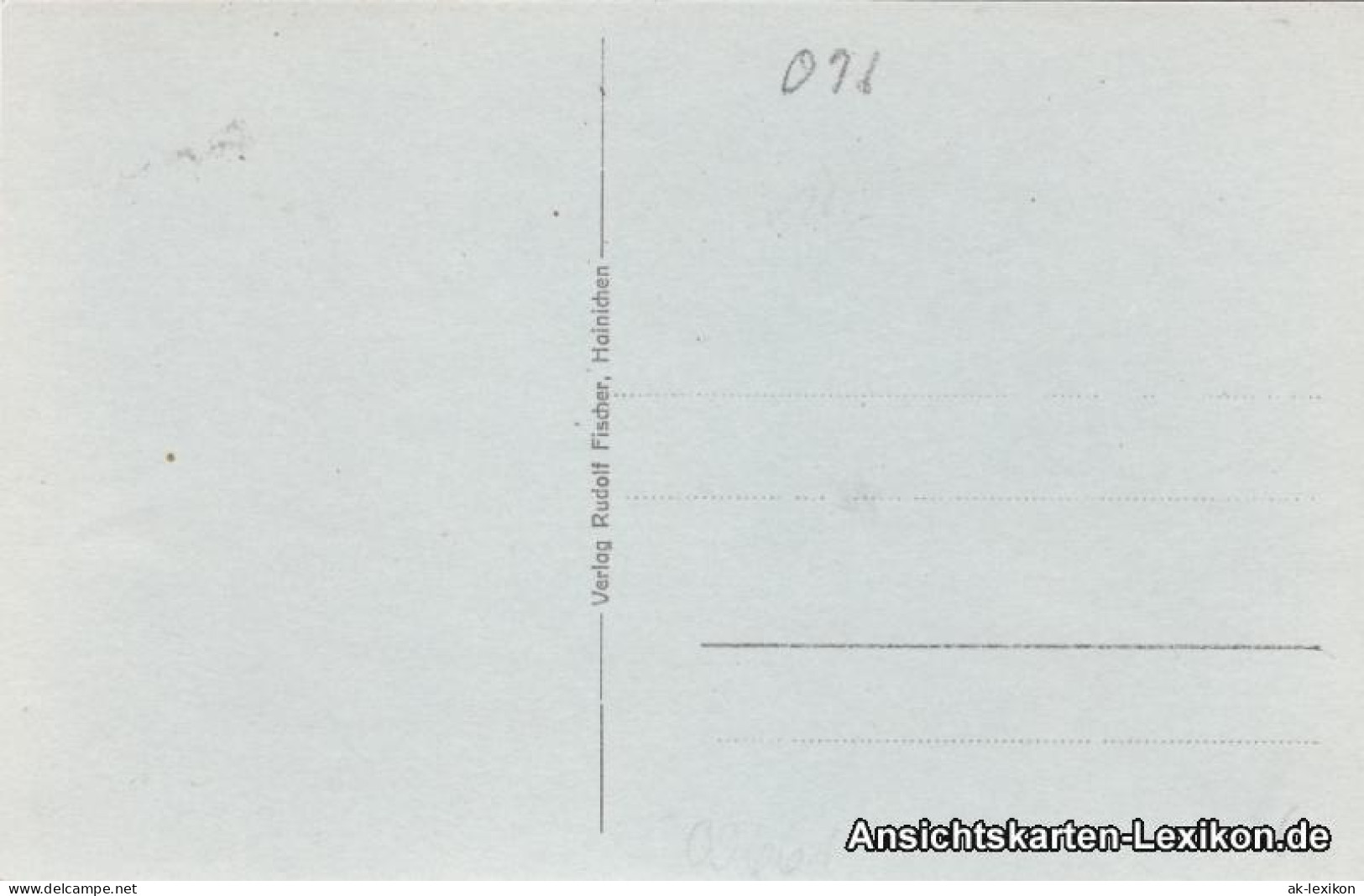 Ansichtskarte Hainichen Landwirtschaftliche Schule 1932  - Hainichen