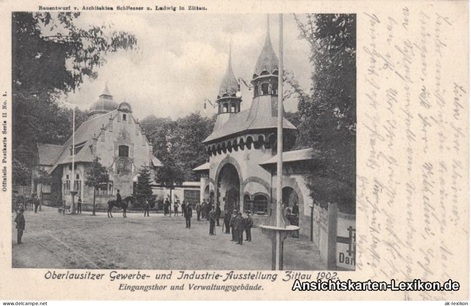 Zittau Oberlausitzer Gewerbe Und Industrie-Ausstellung - 1902 - Eingang 1902  - Zittau