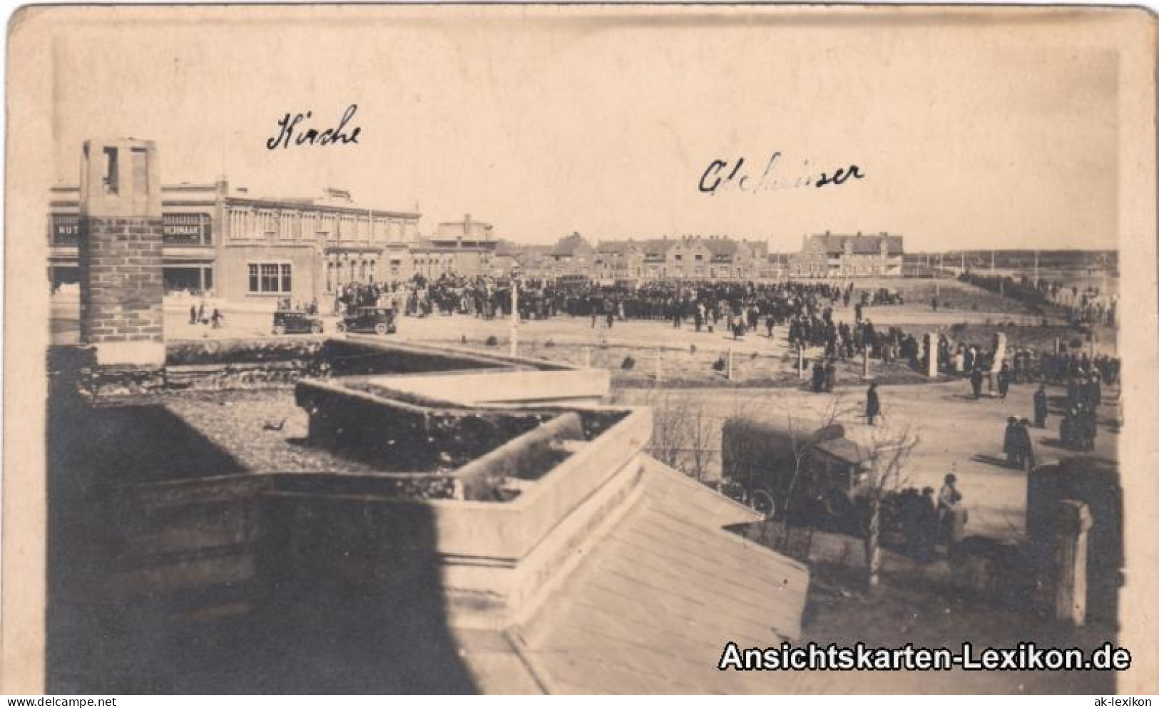 Ansichtskarte  Versammlung - Gebäude 1918  - To Identify