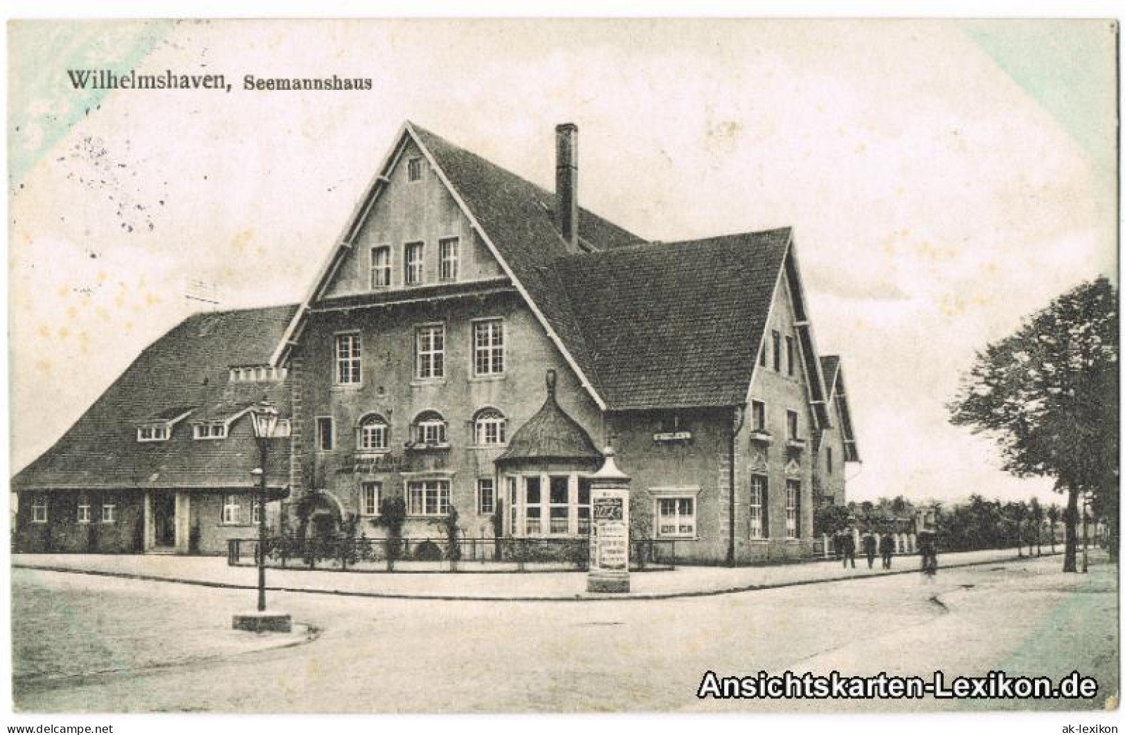 Ansichtskarte Wilhelmshaven Partie Am Seemannhaus 1922 - Wilhelmshaven