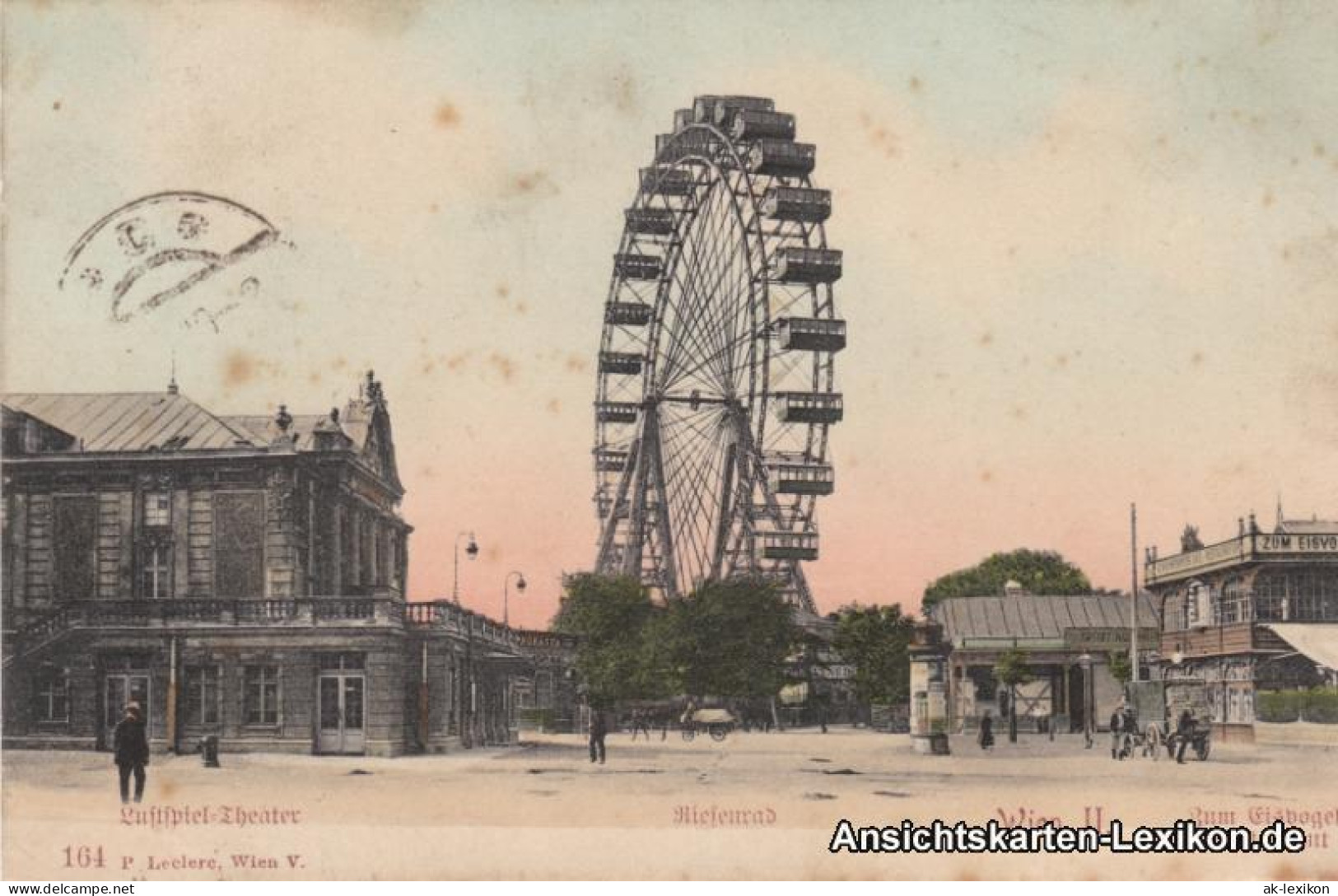 Wien Luftspieltheater, Riesenrad Und Restaurant: &#62;Zum Eisvogel&#60; 1904  - Autres & Non Classés