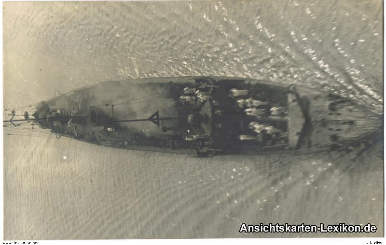 Ansichtskarte  Blick Auf Torpedo-Boot, Kriegsmarine 1917  - Warships