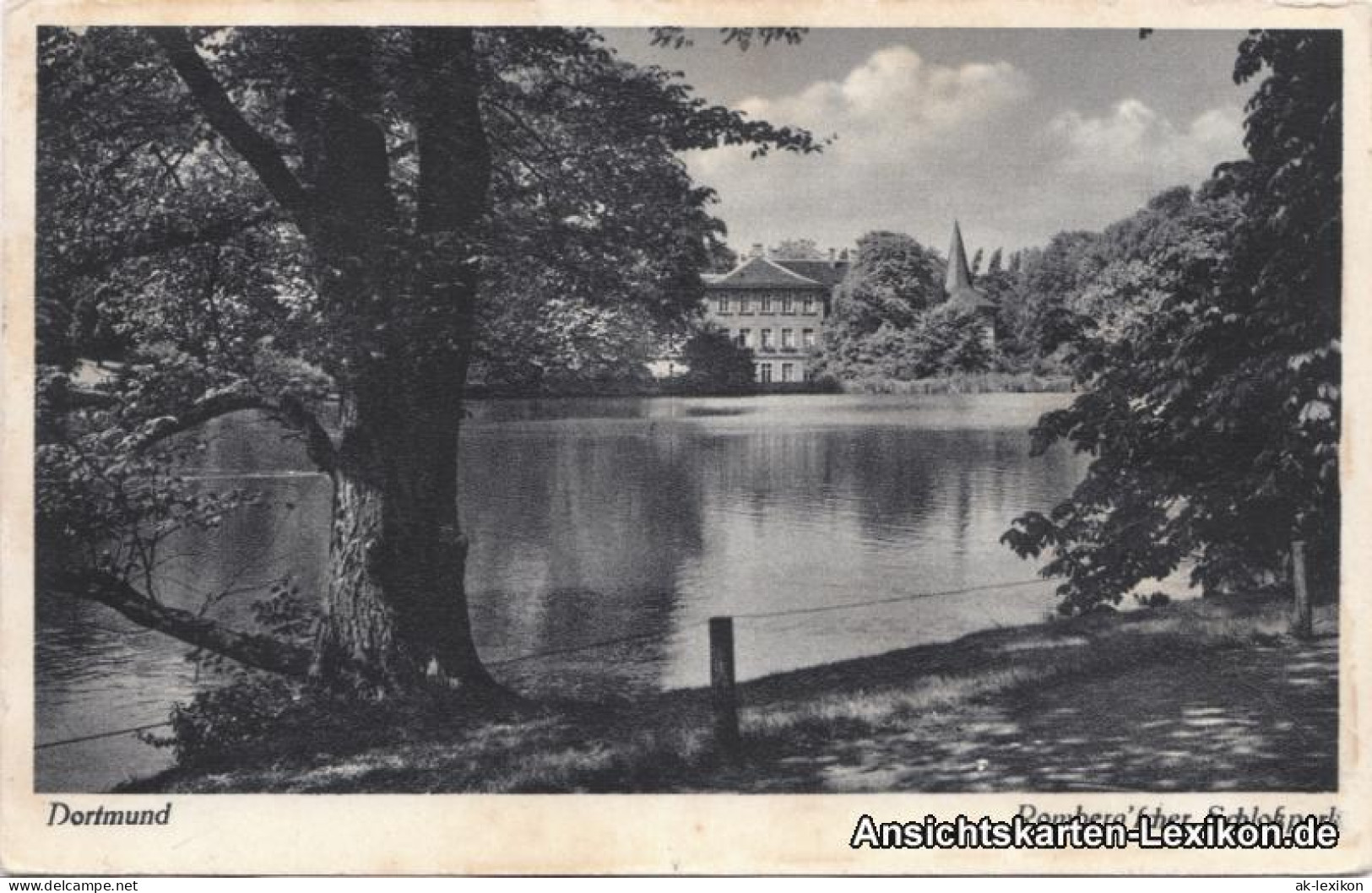 Ansichtskarte Brünninghausen-Dortmund Rombergscher Schloßpark 1941  - Dortmund