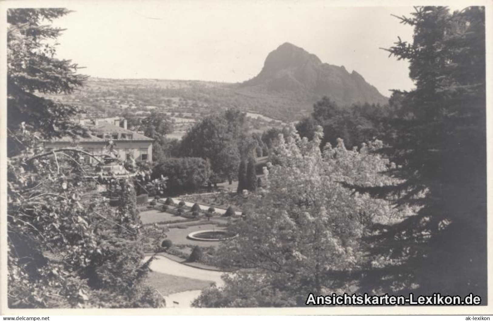 Bad Sauerbrunn-Bilin Lázně Kyselka Bílina Park Und Umlandpartie 1930  - Tchéquie