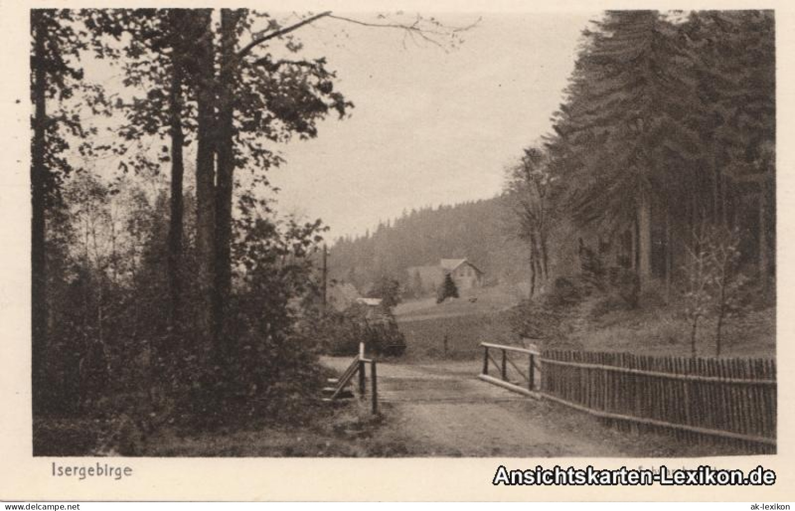 Bad Schwarzbach-Bad Flinsberg Czerniawa-Zdrój Świeradów Schwarzbachsteg 1920 - Schlesien