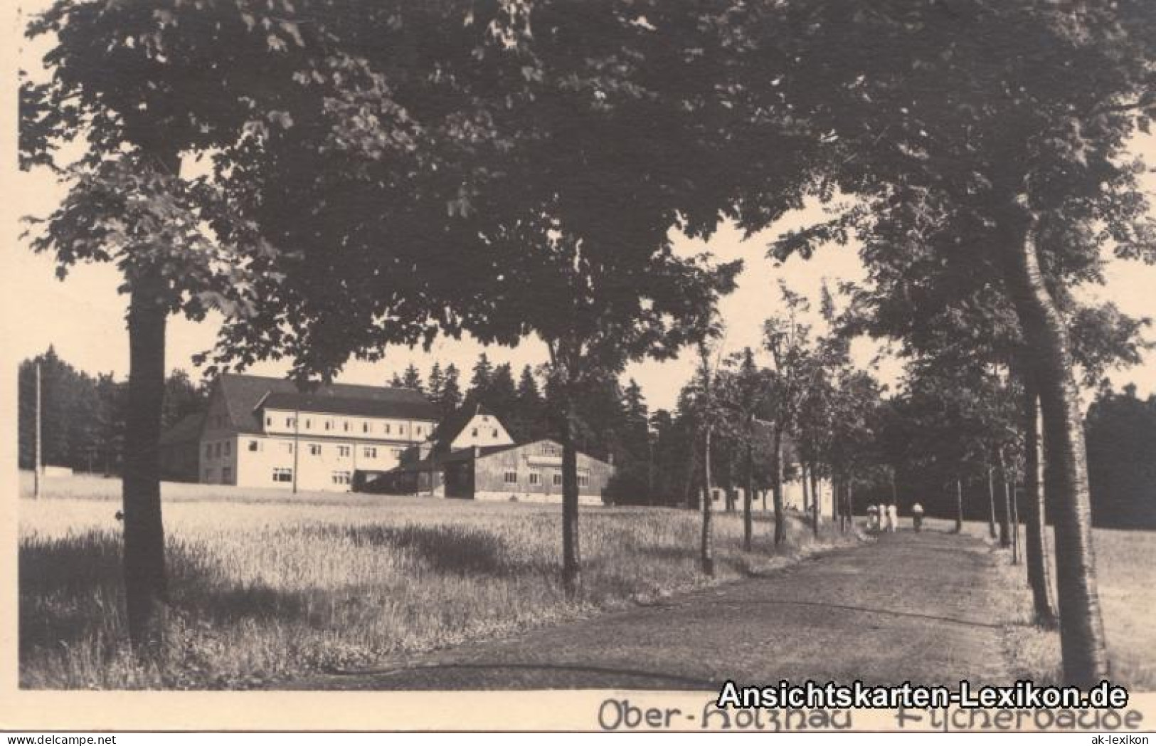 Ansichtskarte Holzhau-Rechenberg-Bienenmühle Partie An Der Fischerbaude 1956  - Holzhau