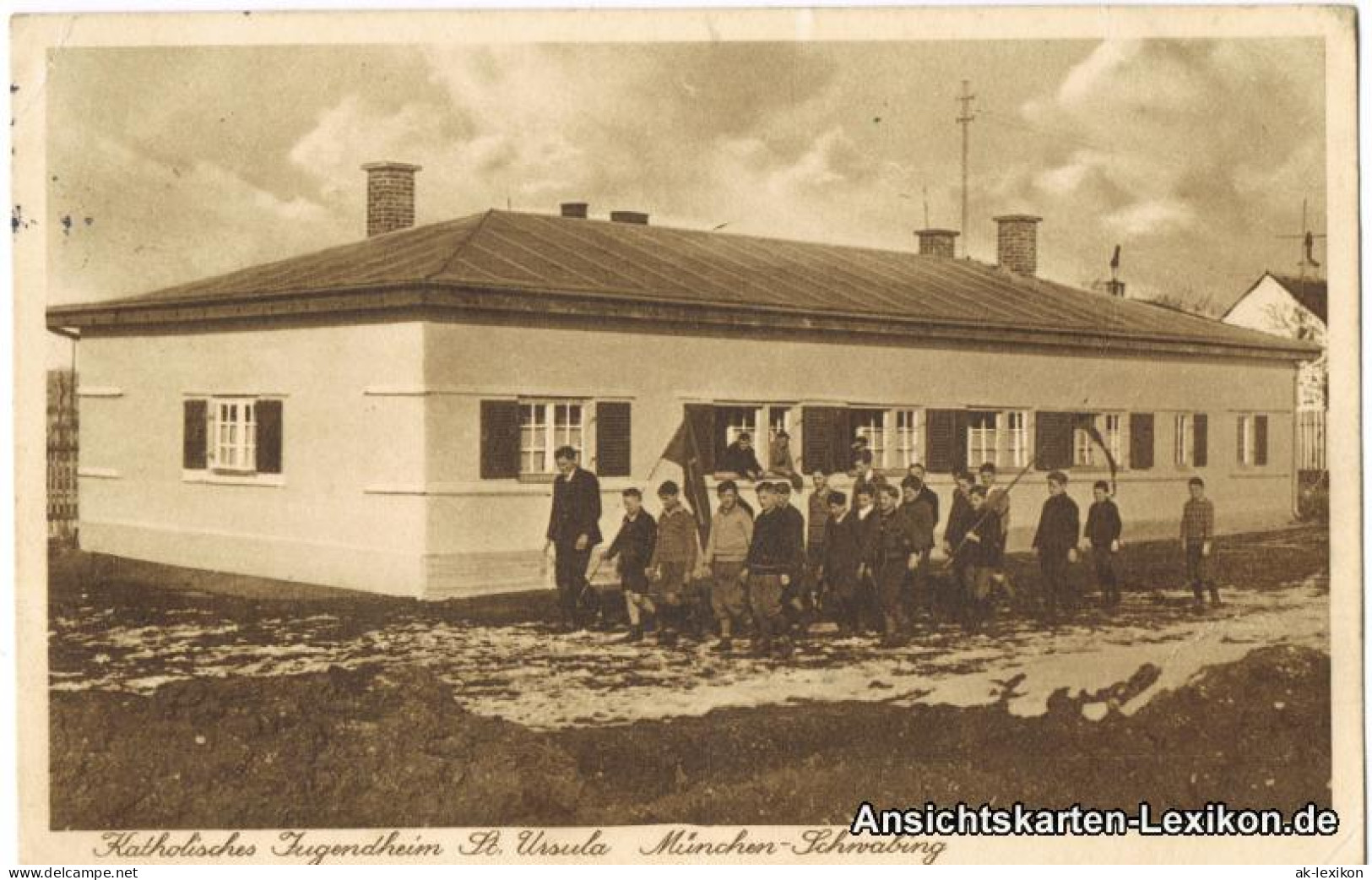 Ansichtskarte Schwabing-München Katholisches Jugendheim St. Ursula 1934  - Muenchen