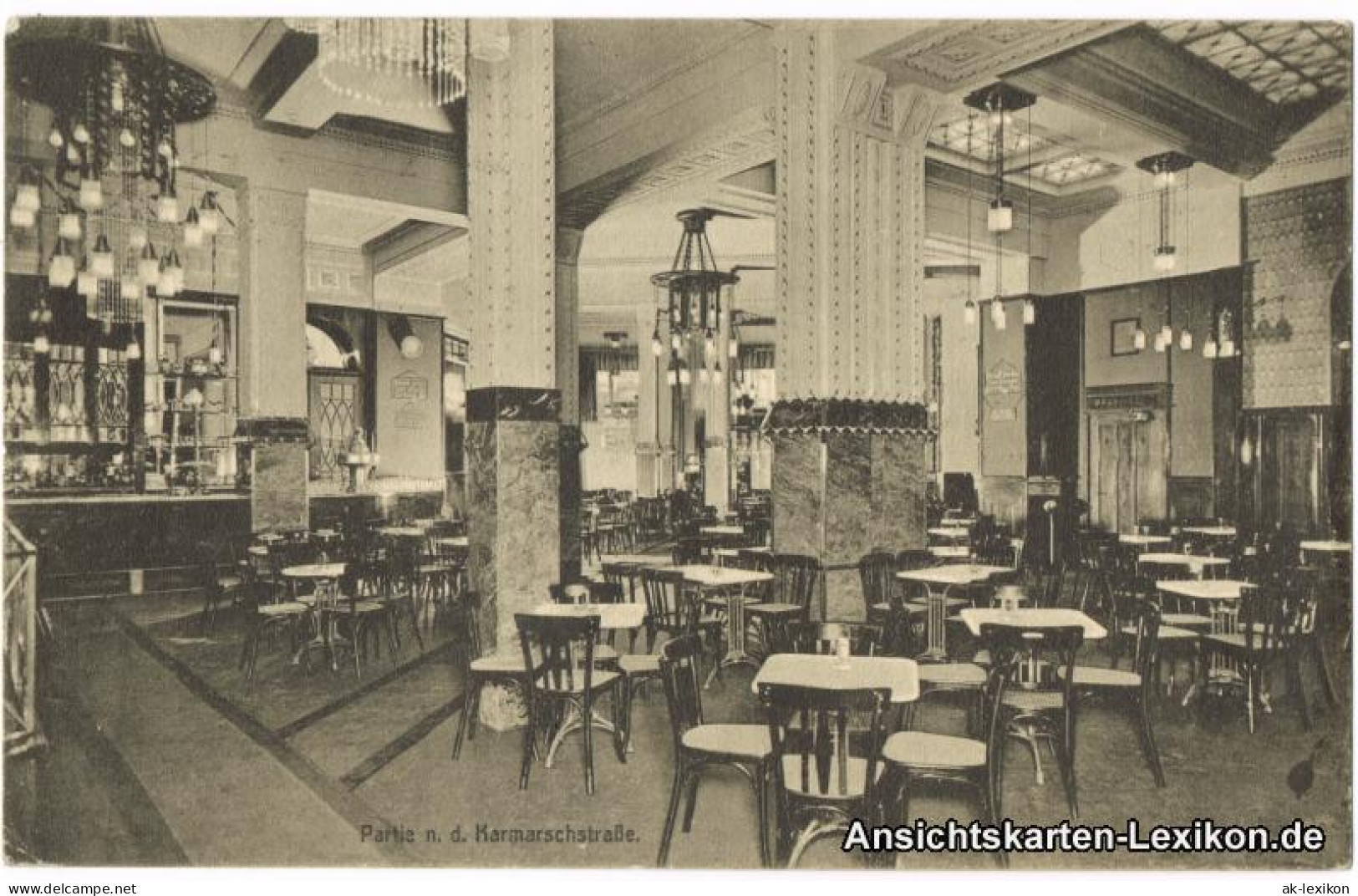 Ansichtskarte Hannover Continental Hotel - Innen 1913  - Hannover