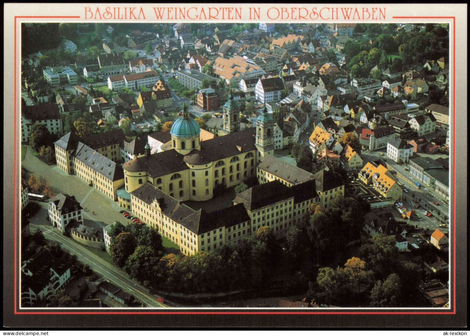 Weingarten (Württemberg) Luftbild BASILIKA Vom Flugzeug Aus 2000 - Otros & Sin Clasificación