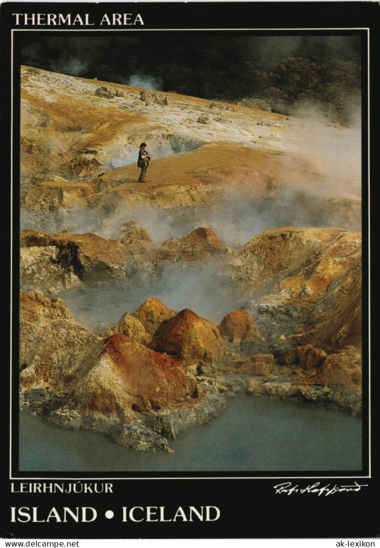 Island Iceland THERMAL AREA LEIRHNJÚKUR 1990 - Islandia