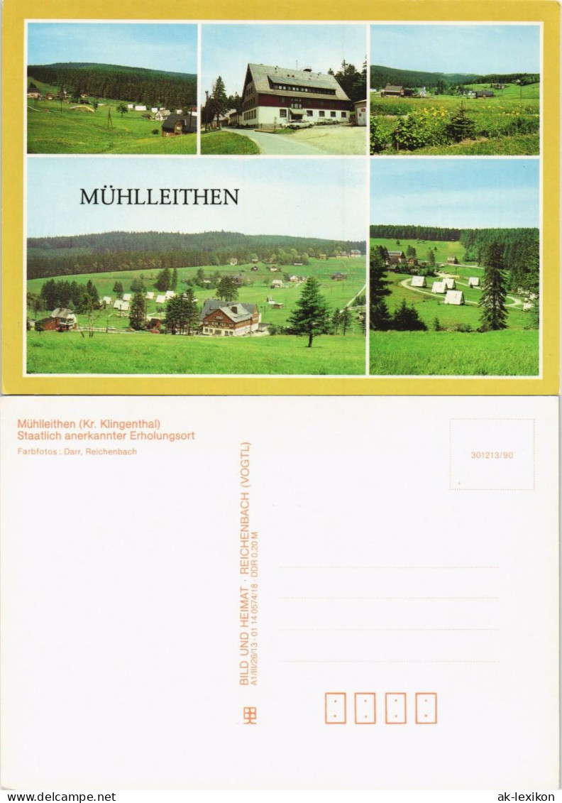 Mühlleithen Klingenthal Sommerliche Szene - Verschiedene Teilansichten 1990 - Klingenthal
