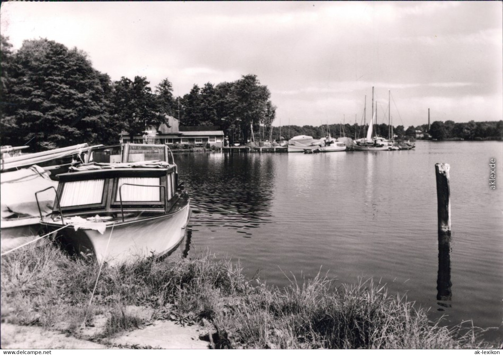 Foto Ansichtskarte Fürstenberg Havel Jachthafen Am Schwedtsee 1983 - Fuerstenberg