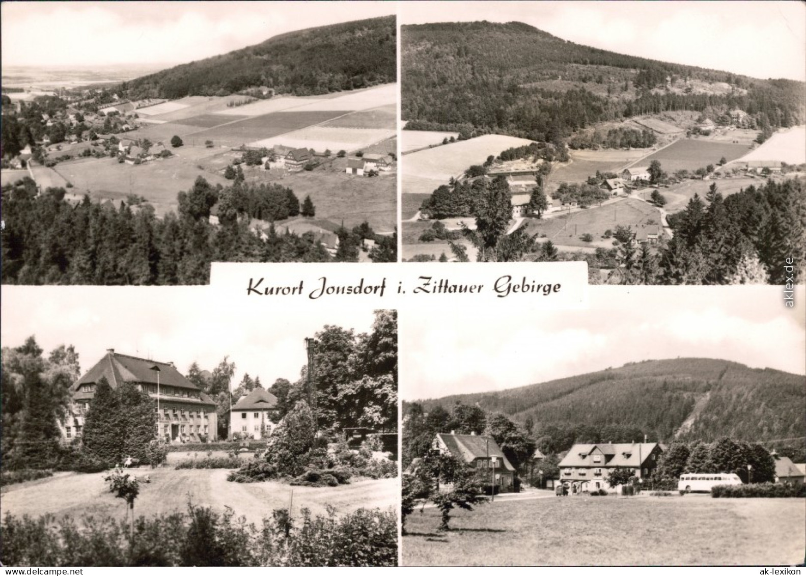 Jonsdorf Mehrbild Jonsberg, Gemeinderat, Buchberg Foto Ansichtskarte 1971 - Jonsdorf