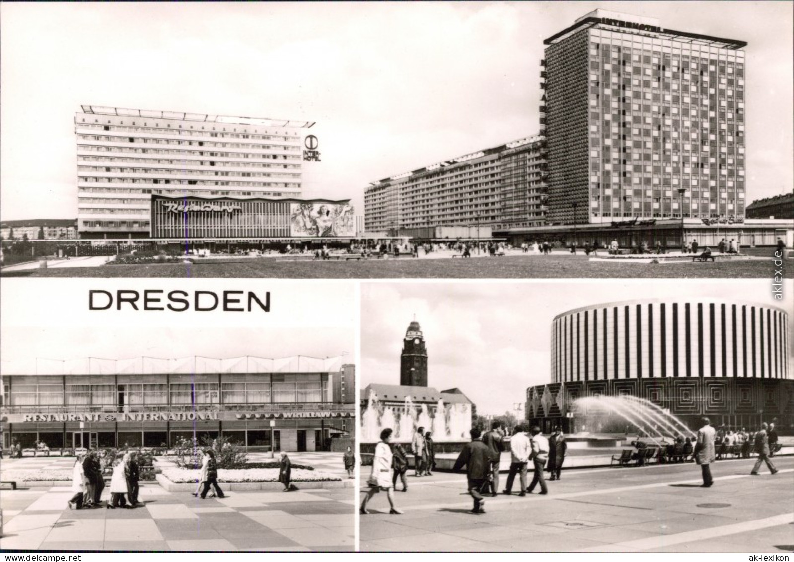 Dresden Interhotel "Bastei" Mit Interhotel "Newa",    Prager Straße 1974 - Dresden