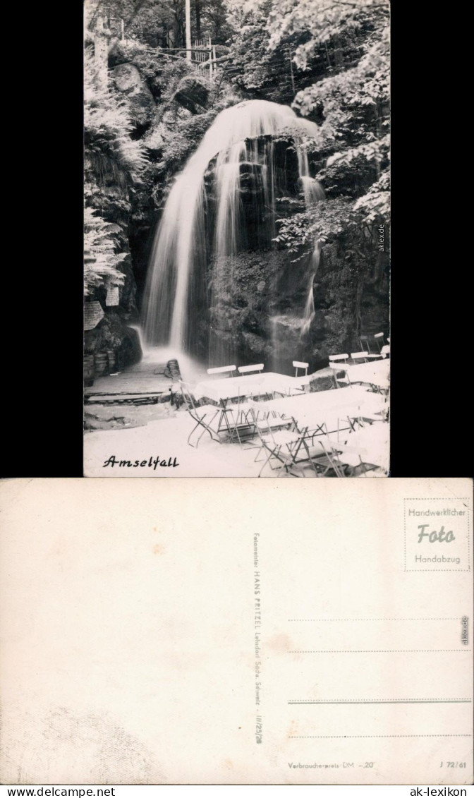 Rathewalde Amselfall Foto Ansichtskarte   1961 - Rathen