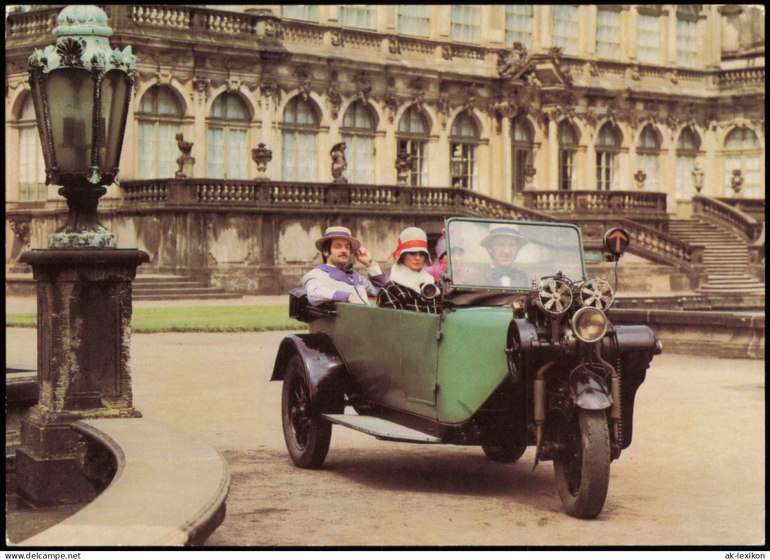 Dresden DDR AK Verkehrsmuseum Dresden Historische Straßenfahrzeuge 1985 - Dresden