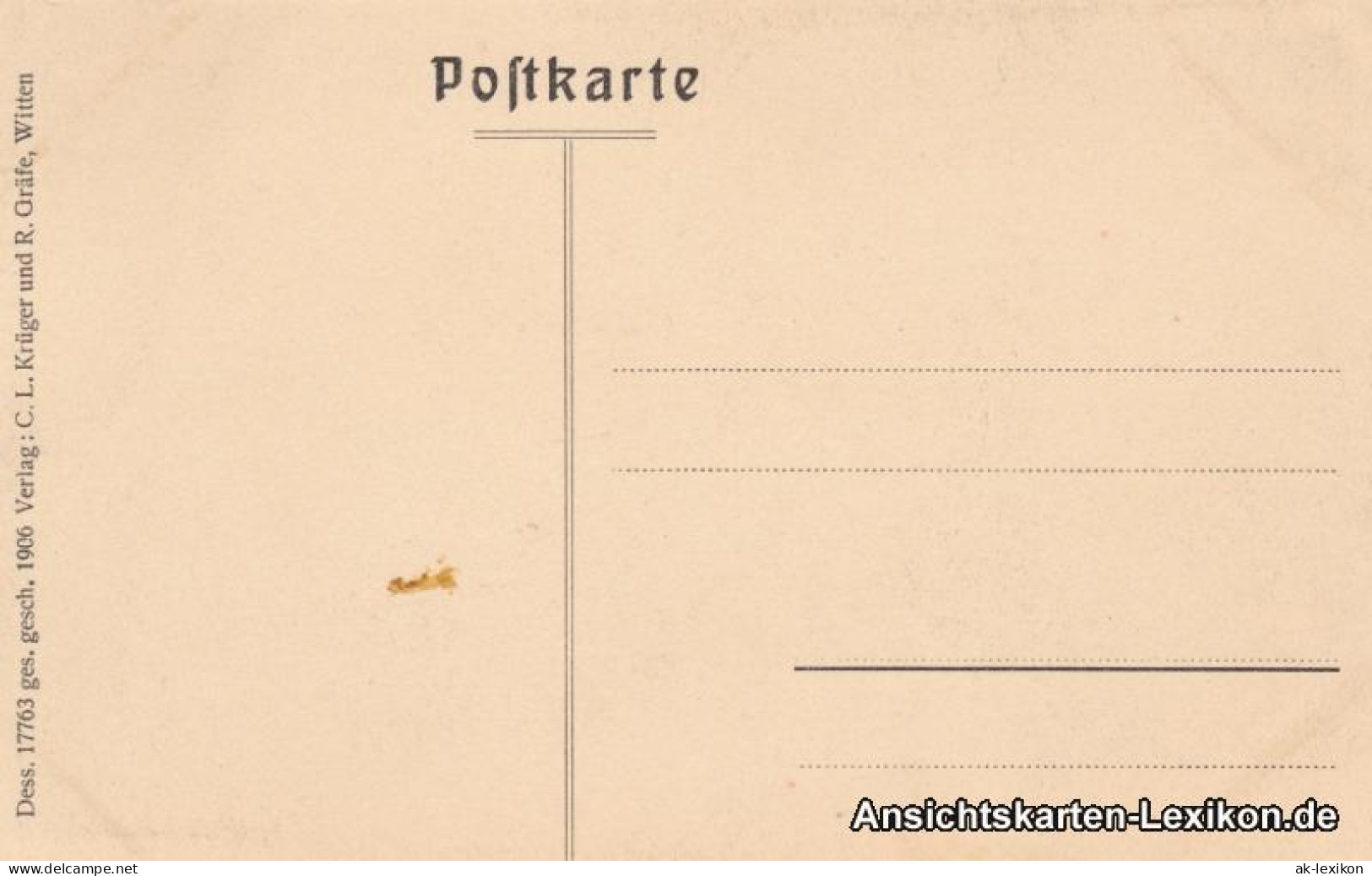 Ansichtskarte Witten (Ruhr) Wetterstraße 1906  - Witten