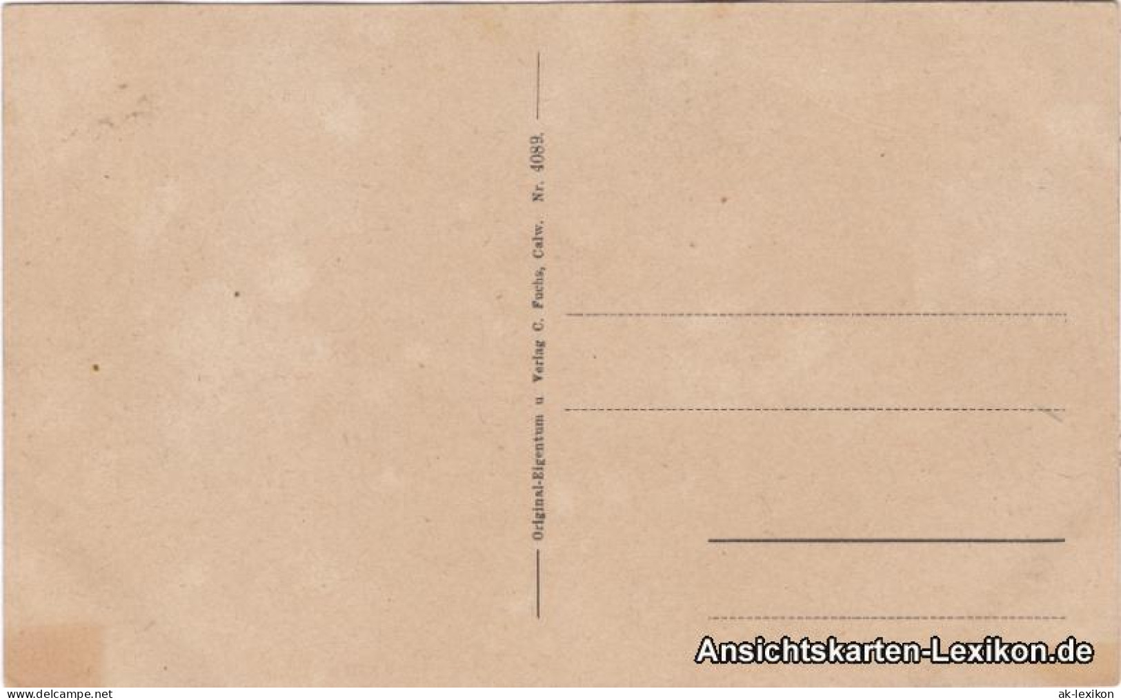 Ansichtskarte Bad Teinach-Zavelstein Totale 1922 - Bad Teinach