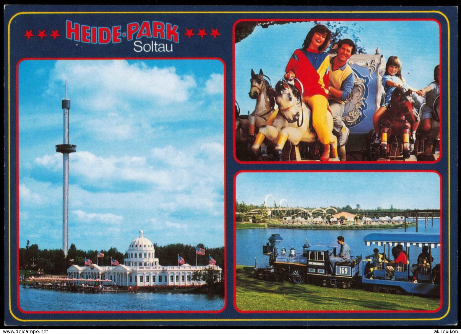 Ansichtskarte Soltau Heide-Park (Mehrbildkarte) 1980 - Soltau