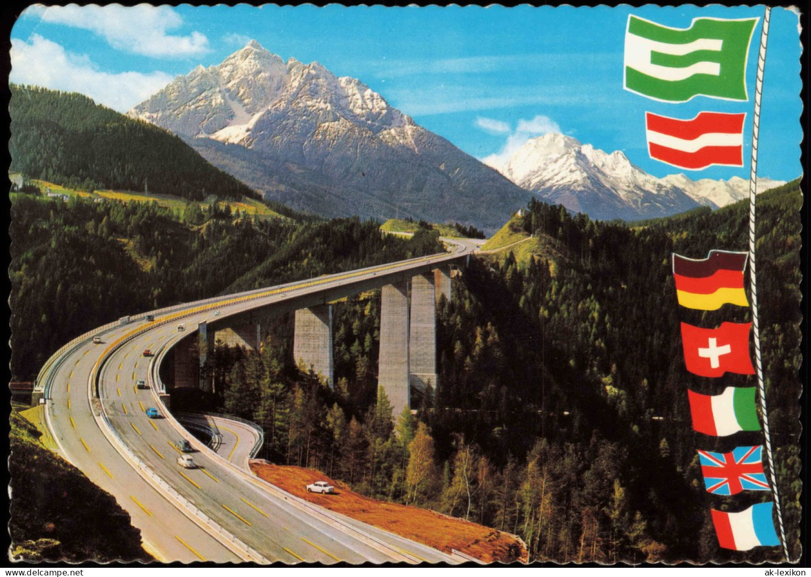 Ansichtskarte Innsbruck Europabrücke 1967 - Innsbruck