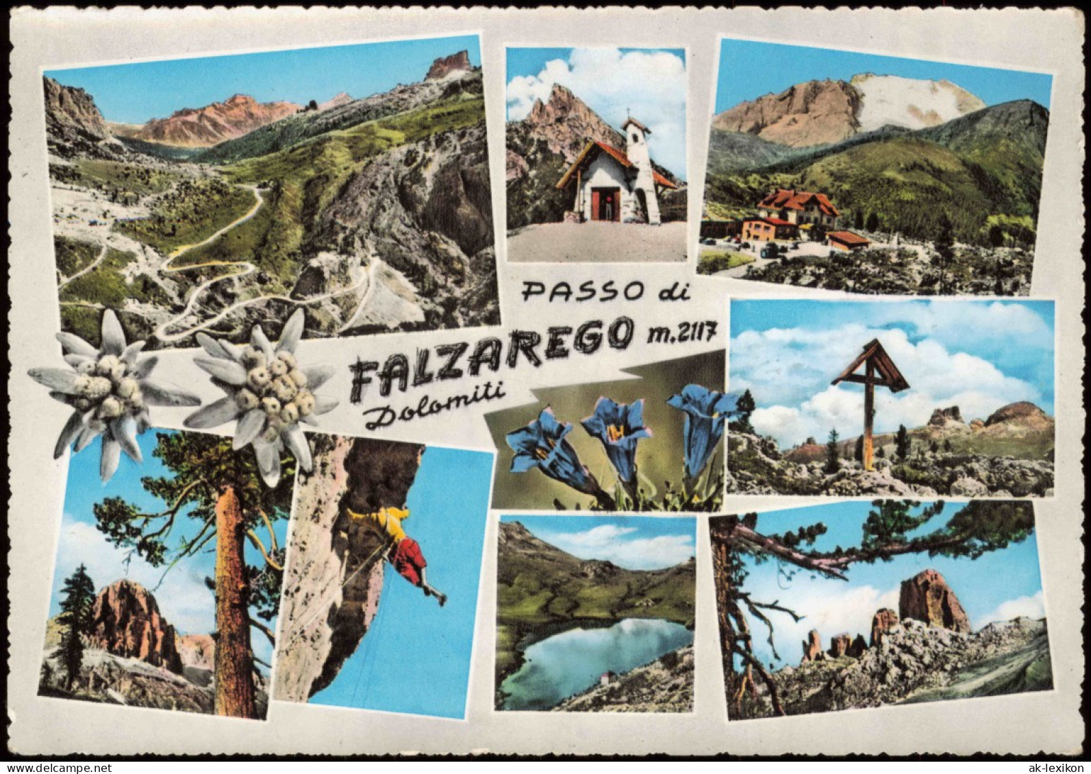 Cartoline Cortina D'Ampezzo PASSO Di FALZAREGO 2017m Dolomiti 1966 - Sonstige & Ohne Zuordnung