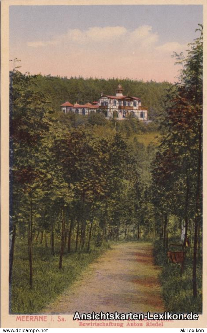 Ansichtskarte Meerane Ferienkolonieheim Am Kirchenholz 1929  - Meerane