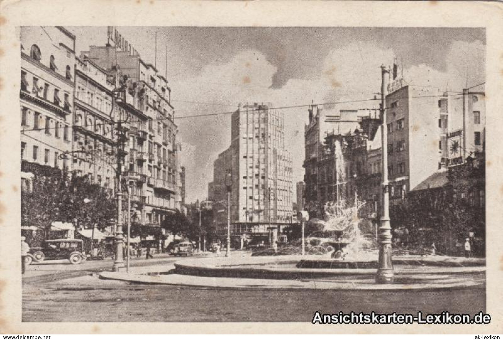Postcard Belgrad Beograd (Београд) Terazije 1960  - Serbia