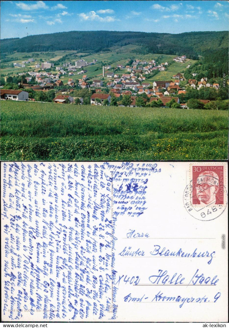 Bad Soden-Salmünster Panorama-Ansicht 1972 - Sonstige & Ohne Zuordnung