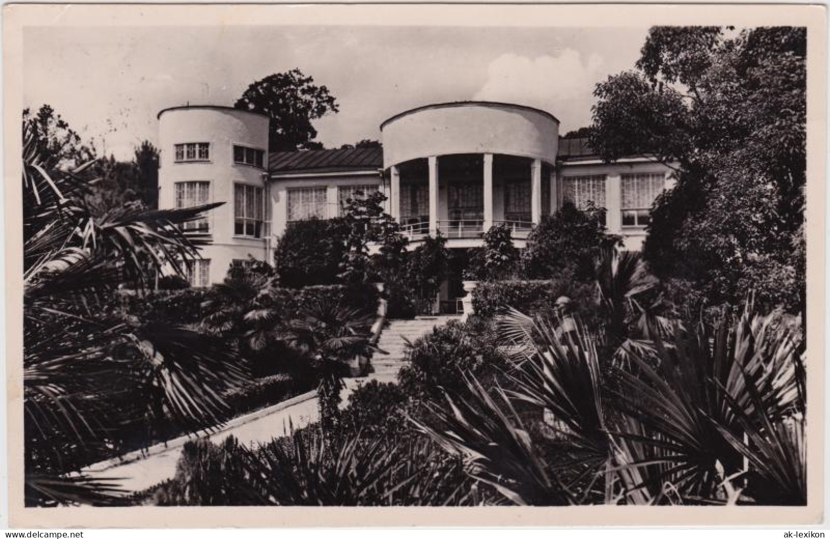 Postcard Sotschi Сочи | სოჭი Villa Mit Palmen 1960 - Rusia