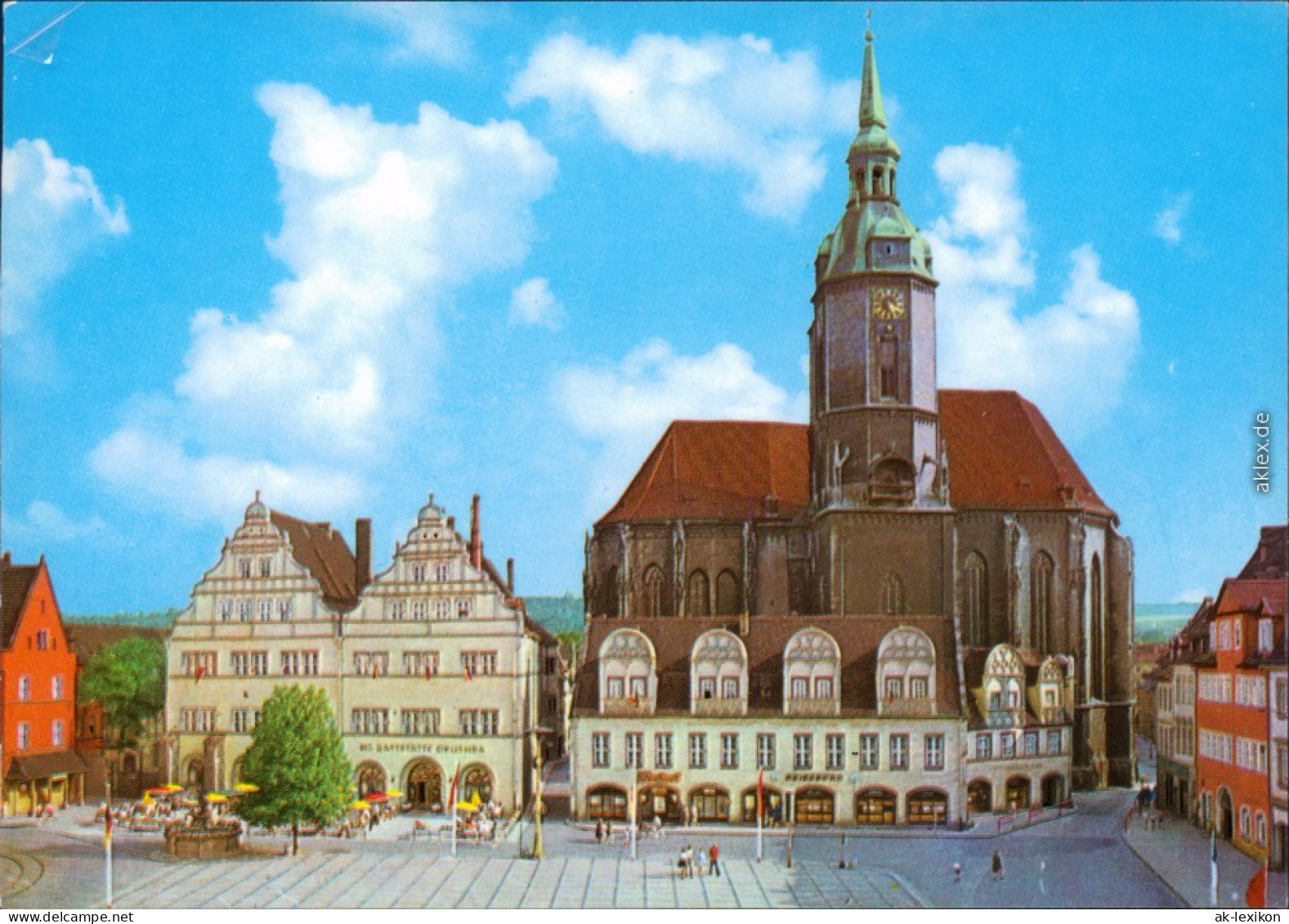 Ansichtskarte  Naumburg (Saale) Wilhelm-Pieck-Platz 1975 - Other & Unclassified