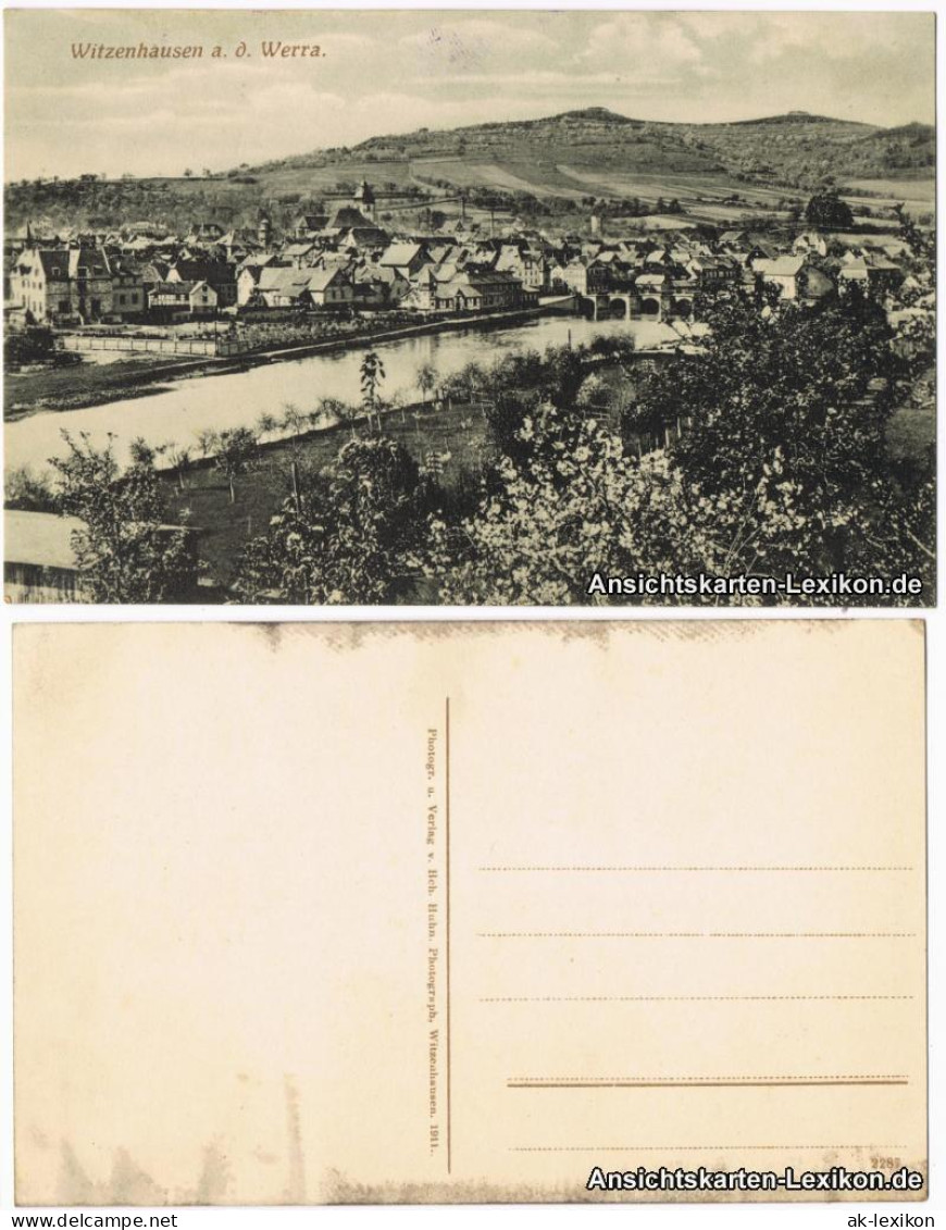 Ansichtskarte Witzenhausen Totalansicht 1911  - Witzenhausen