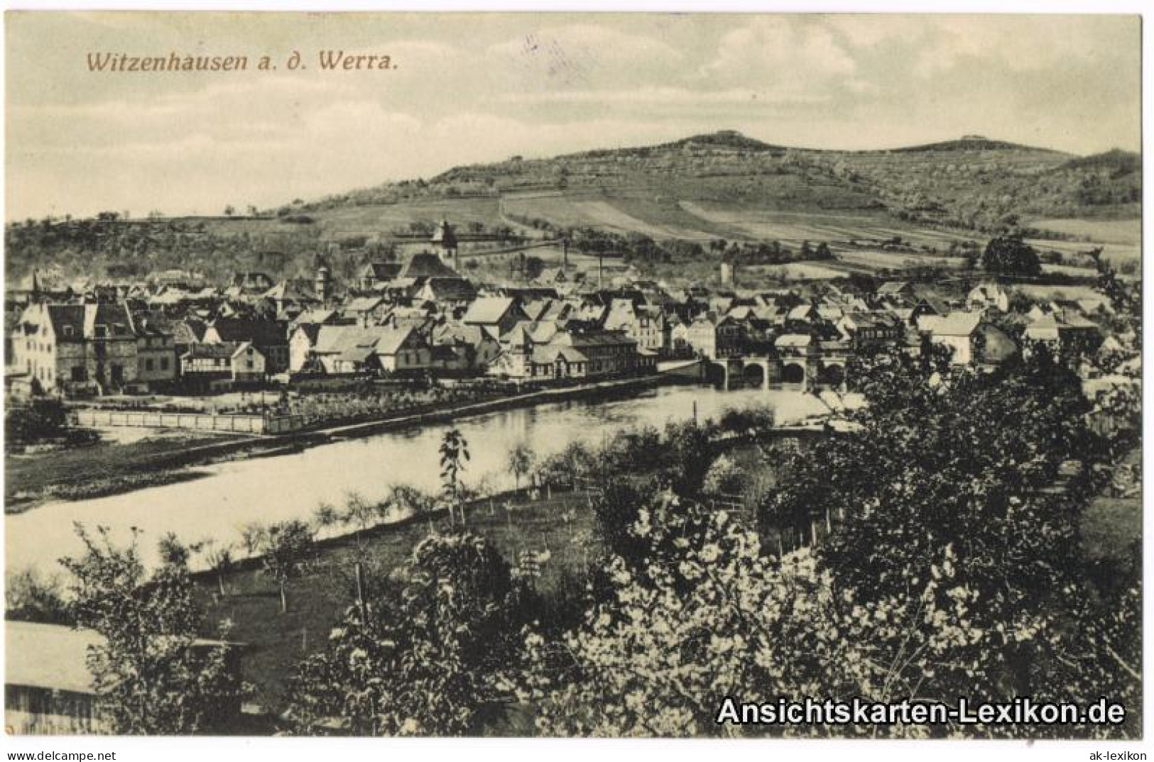 Ansichtskarte Witzenhausen Totalansicht 1911  - Witzenhausen
