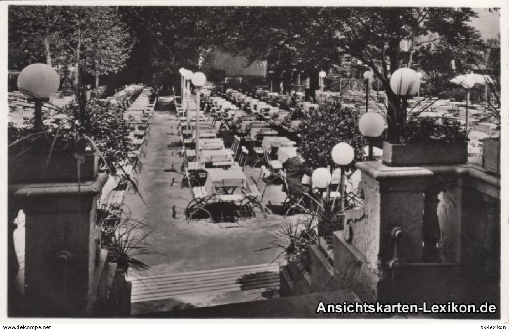 Innere Altstadt-Dresden Gartenwirtschaft - Alt-Bayern Am Hauptbahnhof 1934 - Dresden