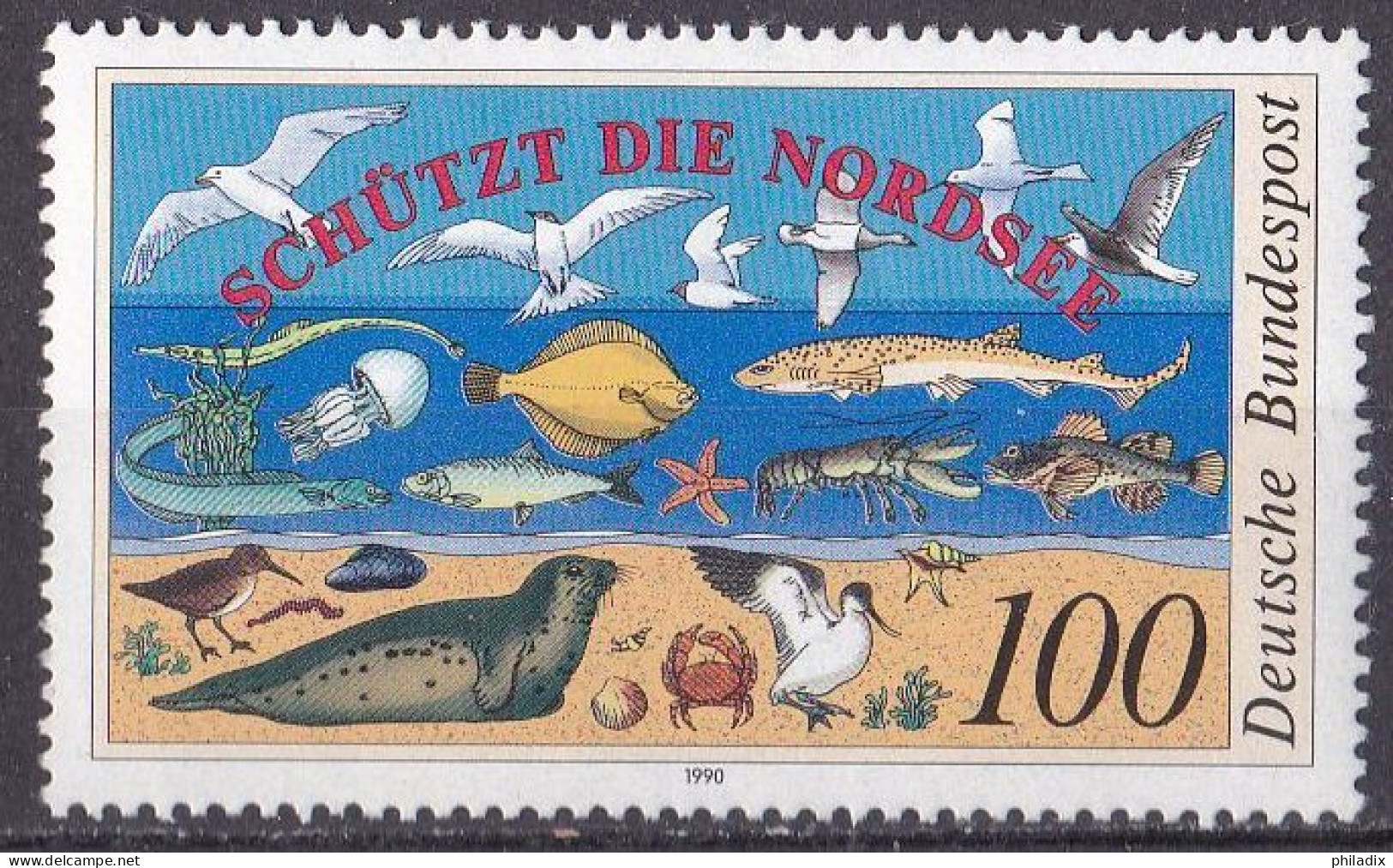 BRD 1990 Mi. Nr. 1454 **/MNH (BRD1-4) - Ungebraucht