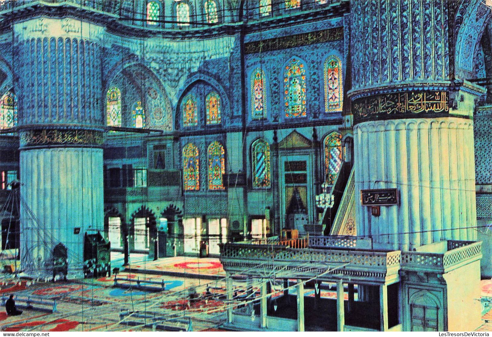TURQUIE - Istanbul Ve Saheserleri - Vue à L'intérieure De La Mosquée Bleue - Animé - Carte Postale - Turquie