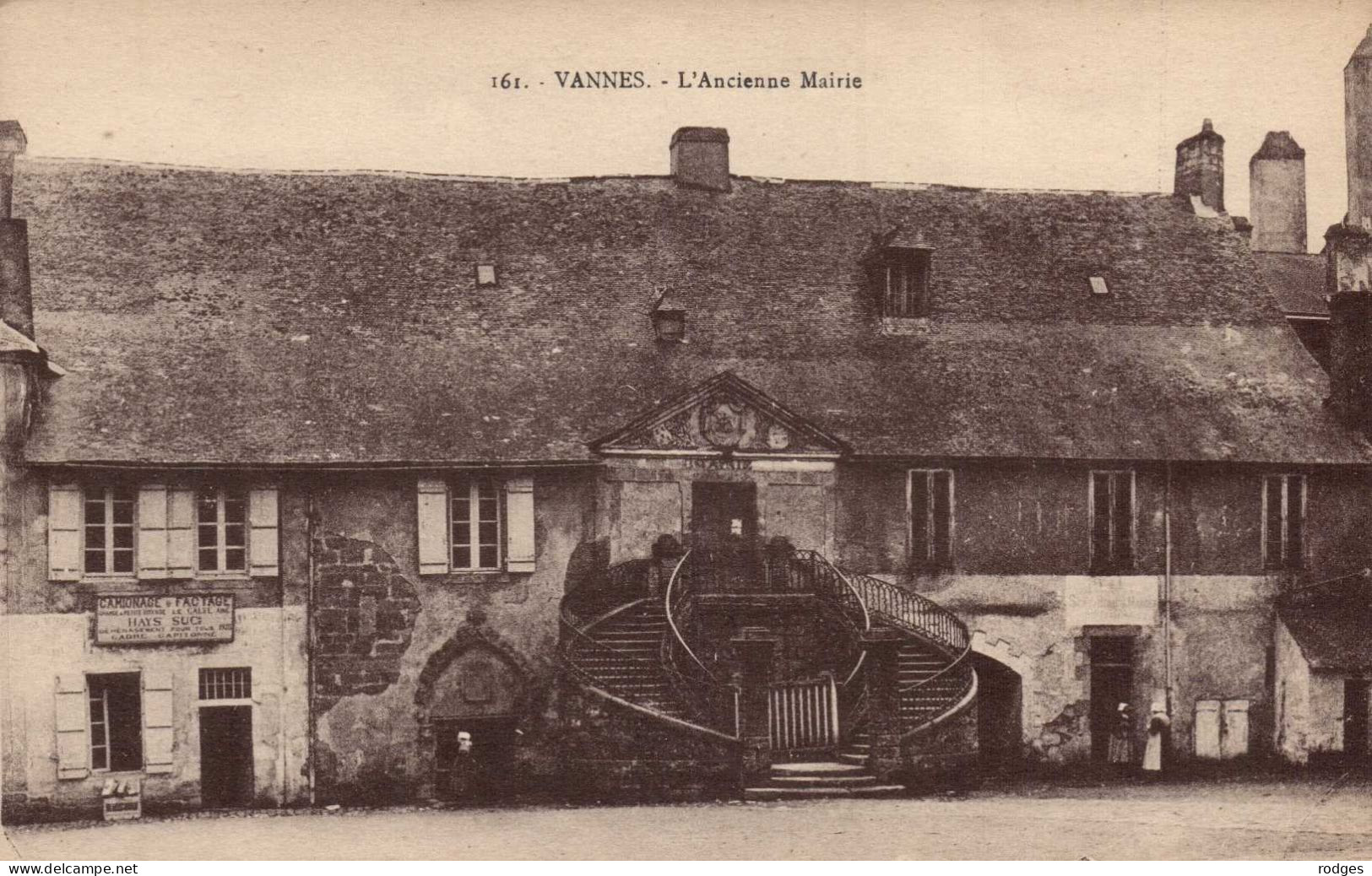 56 , Cpa  VANNES , 161 , L'Ancienne Mairie (14989.V24) - Vannes