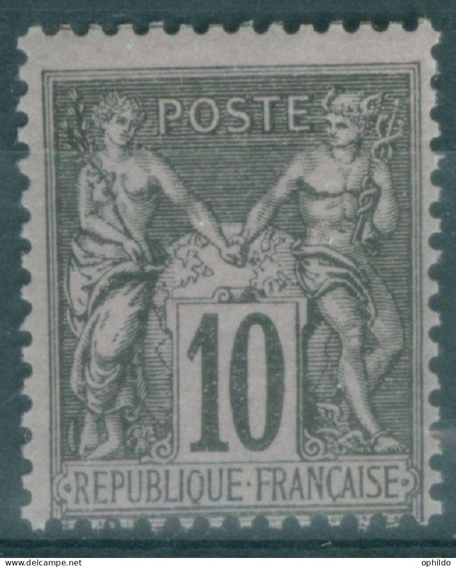 France   89  * *  TB  Et Tres Frais   - 1876-1898 Sage (Type II)