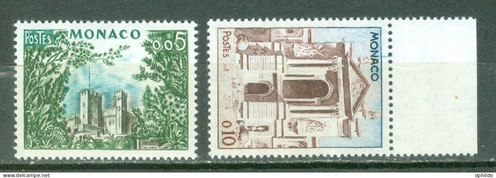 Monaco   Yvert  538 Et 539   * *  TB  - Unused Stamps