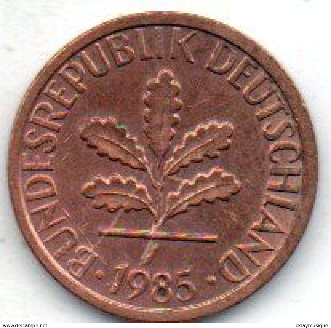 1 Pfennig 1985G (photo De Pile Unique Pour Toute Les Pièces) - 1 Pfennig