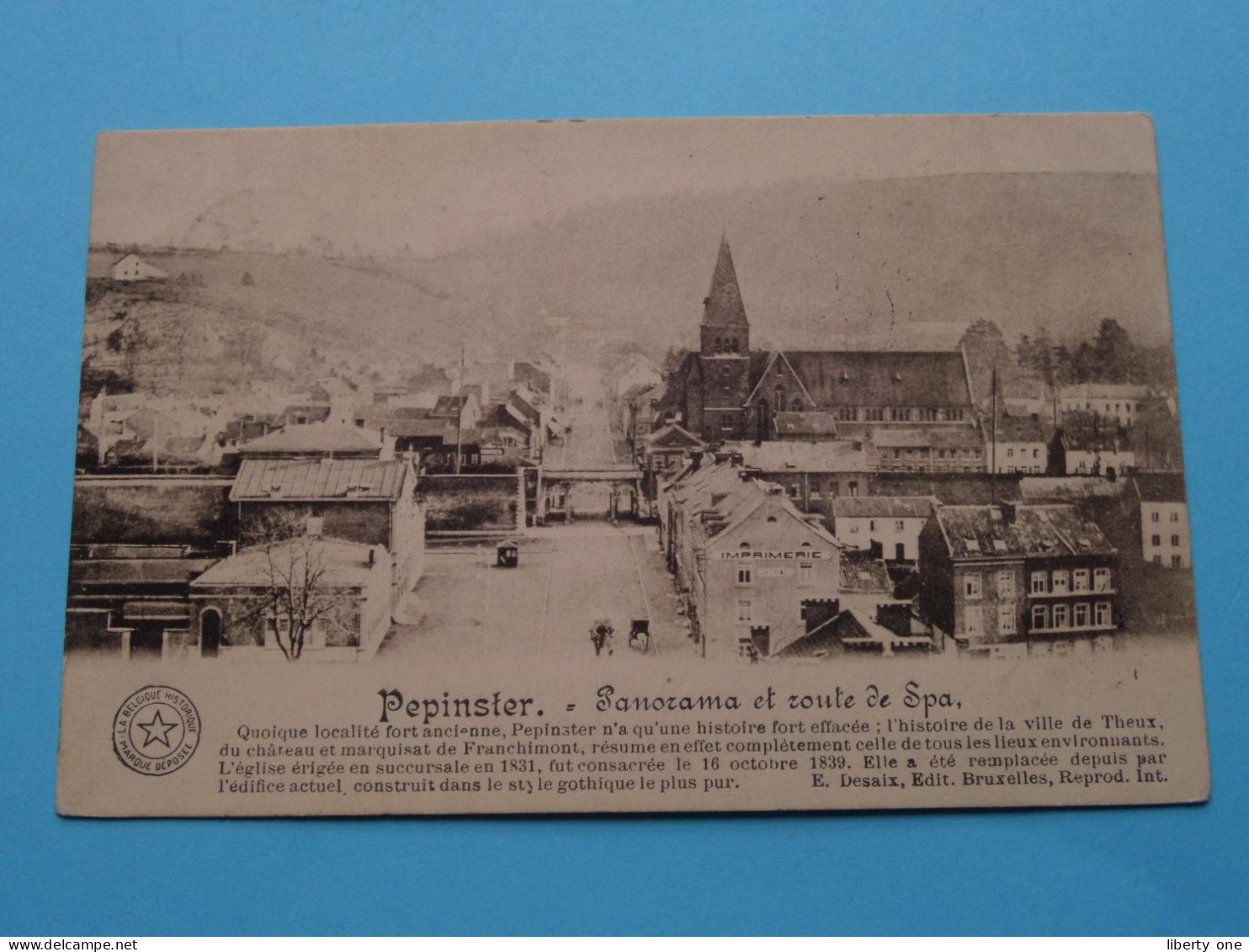 Panorama Et Route De Spa > PEPINSTER ( Edit.: A. Desaix ) Anno 1913 ( Zie/voir SCANS ) ! - Pepinster